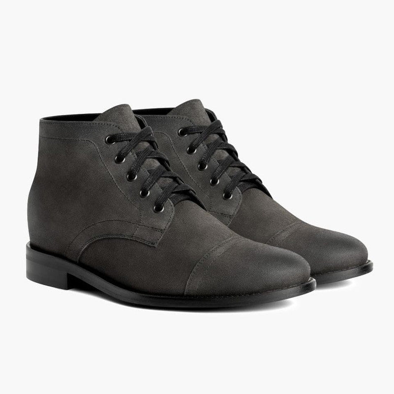 Chancellor Grey Boots – Vegan Basics - Main Image