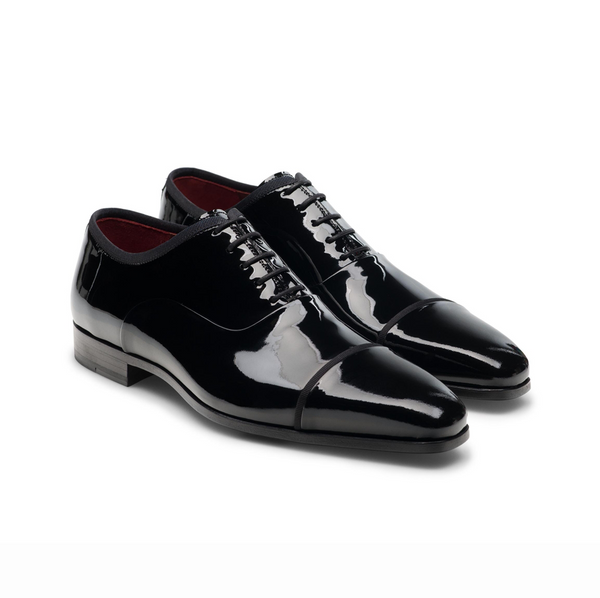 Yuan Black Patent Oxford Shoes