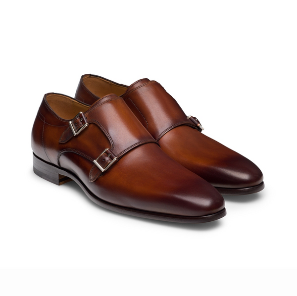 Burno Brown Monk Shoes