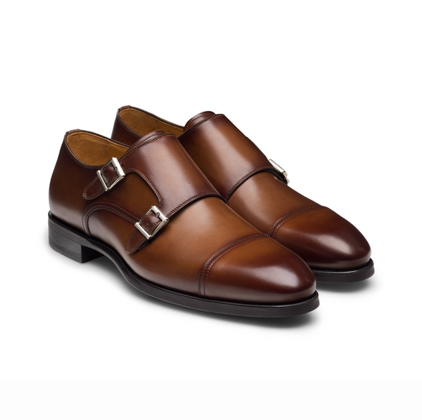 Marchal Brown Monk Shoes