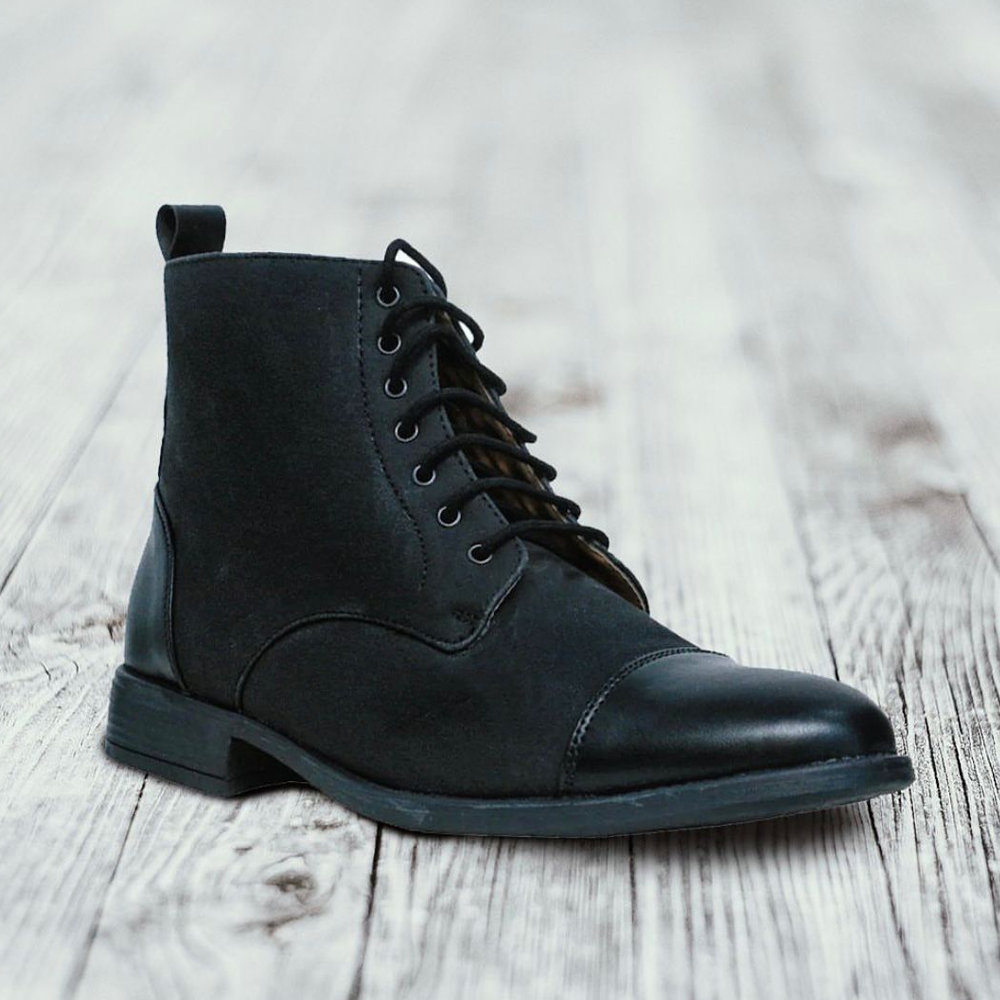 High Ankle Military Boots â Vegan Basics