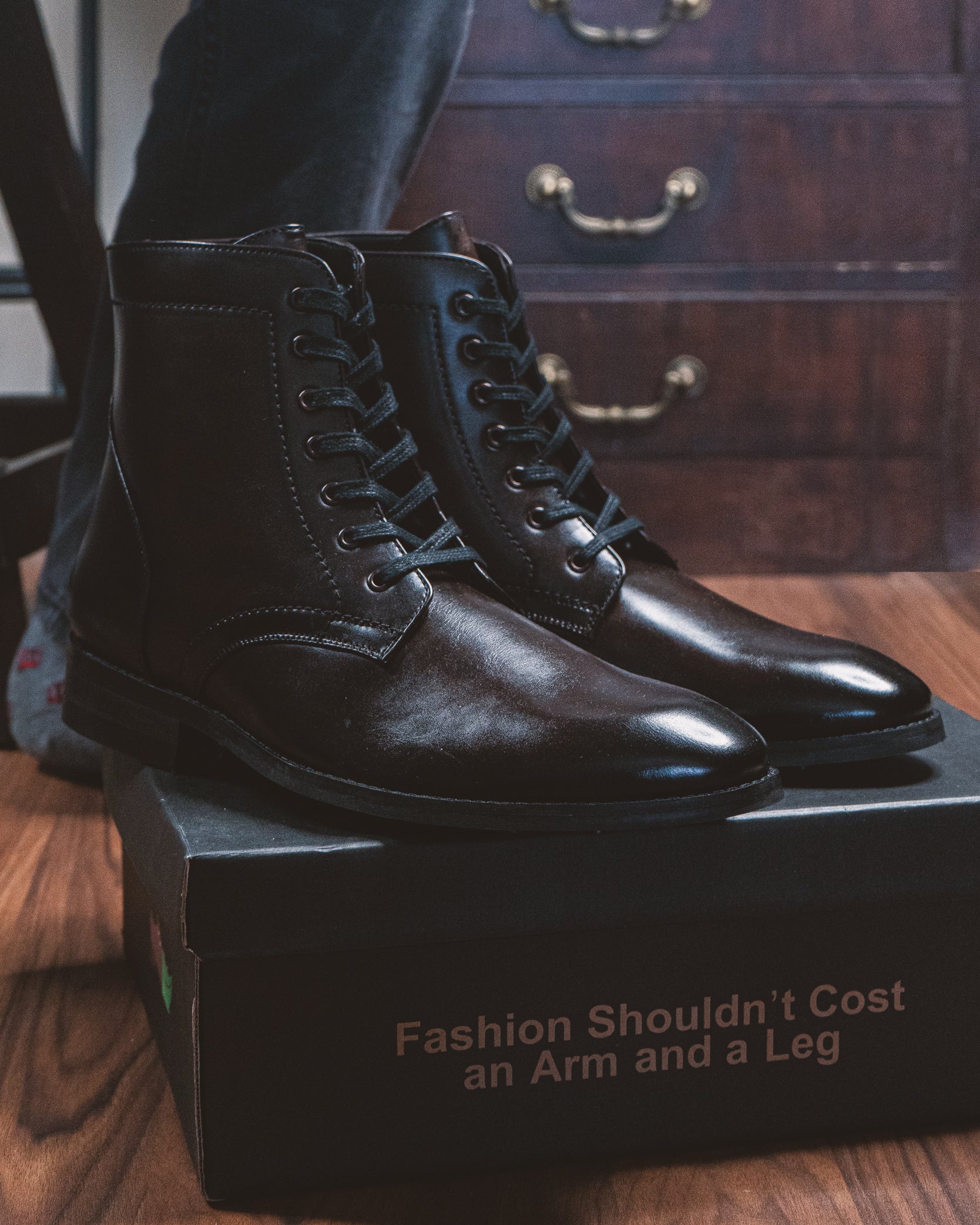 Ambassador Black Coffee Boots – Vegan Basics