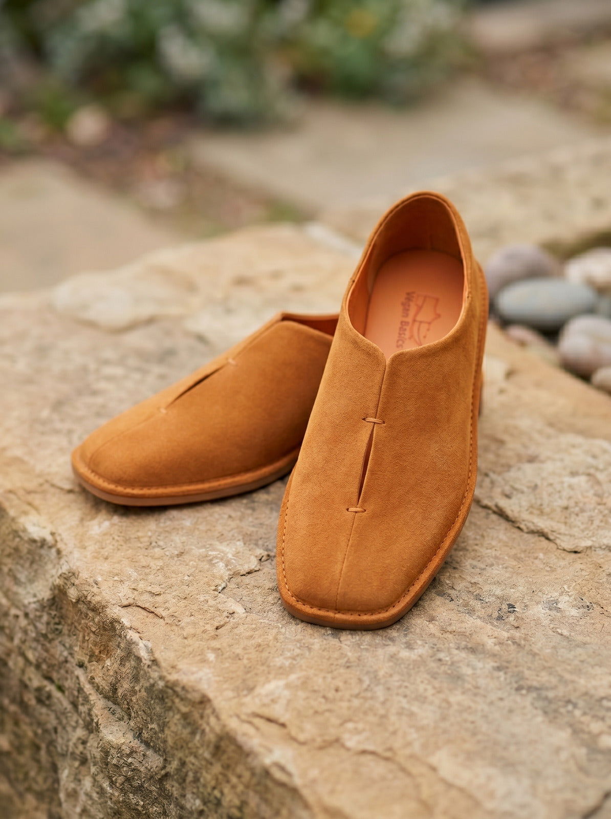 VB Camel Suede Sliffers – Vegan Basics