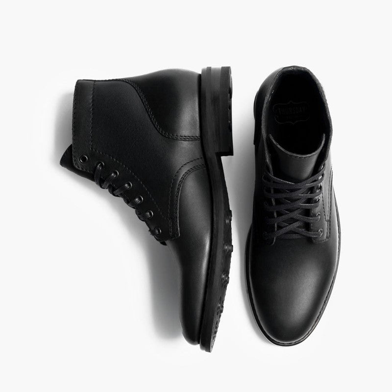 Ambassador Black Boots – Vegan Basics
