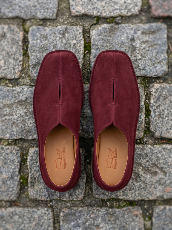 VB Burgundy Suede Sliffers