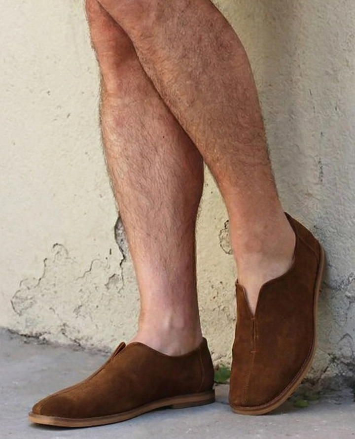 VB Brown Suede Sliffers – Vegan Basics