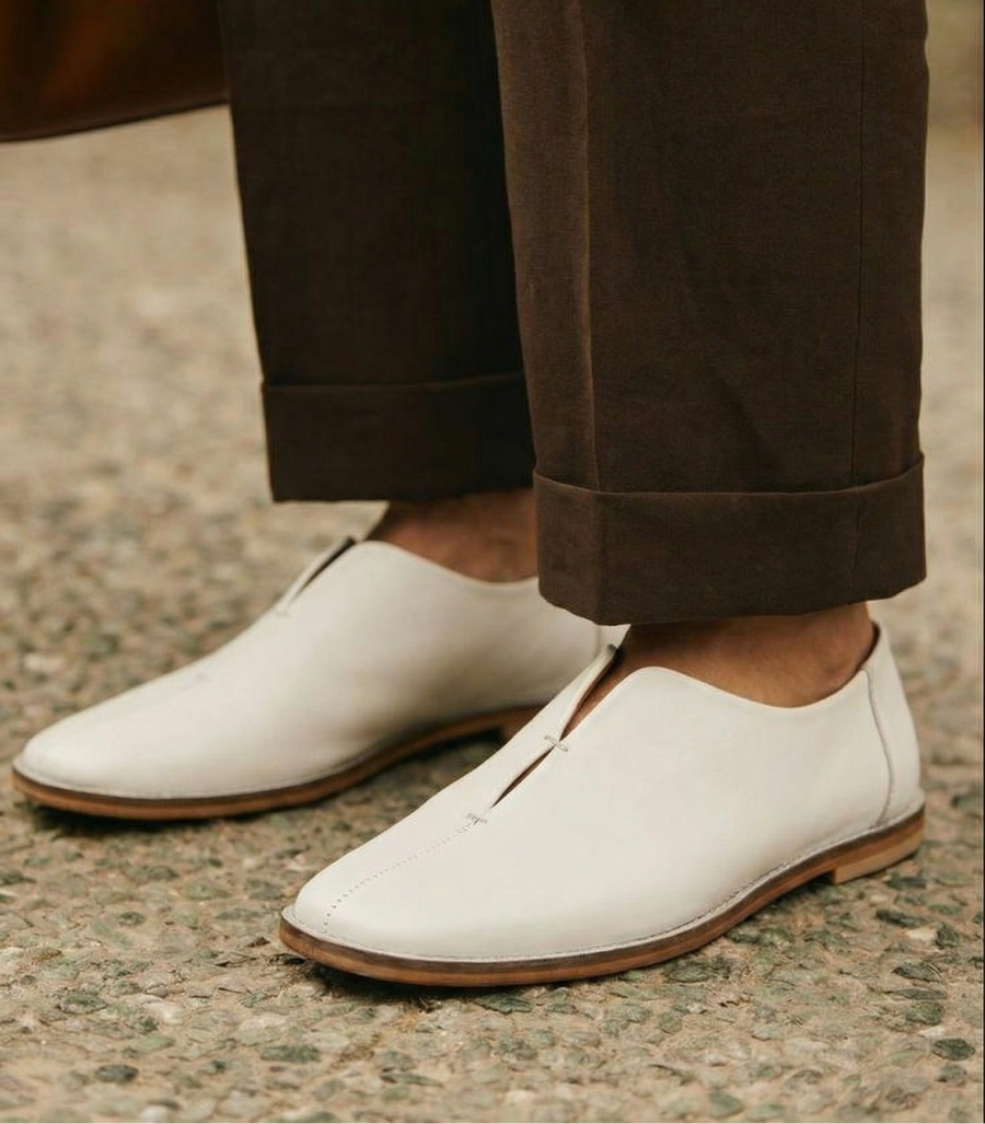 VB White Sliffers — front view