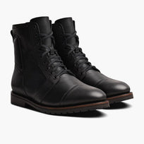 Knight Black Boots – Vegan Basics