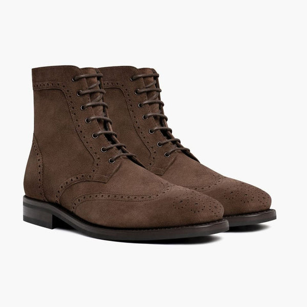 Vanguard Chocolate Suede Boots