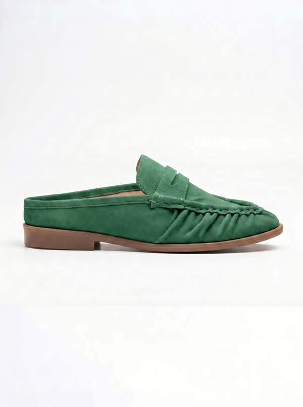 VB Capri Green Suede Mules