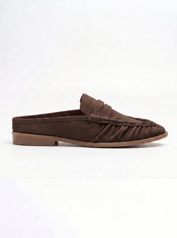 VB Capri Brown Suede Mules