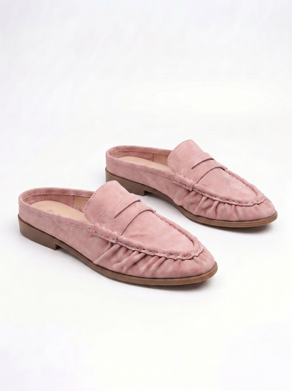 VB Capri Pink Suede Mules