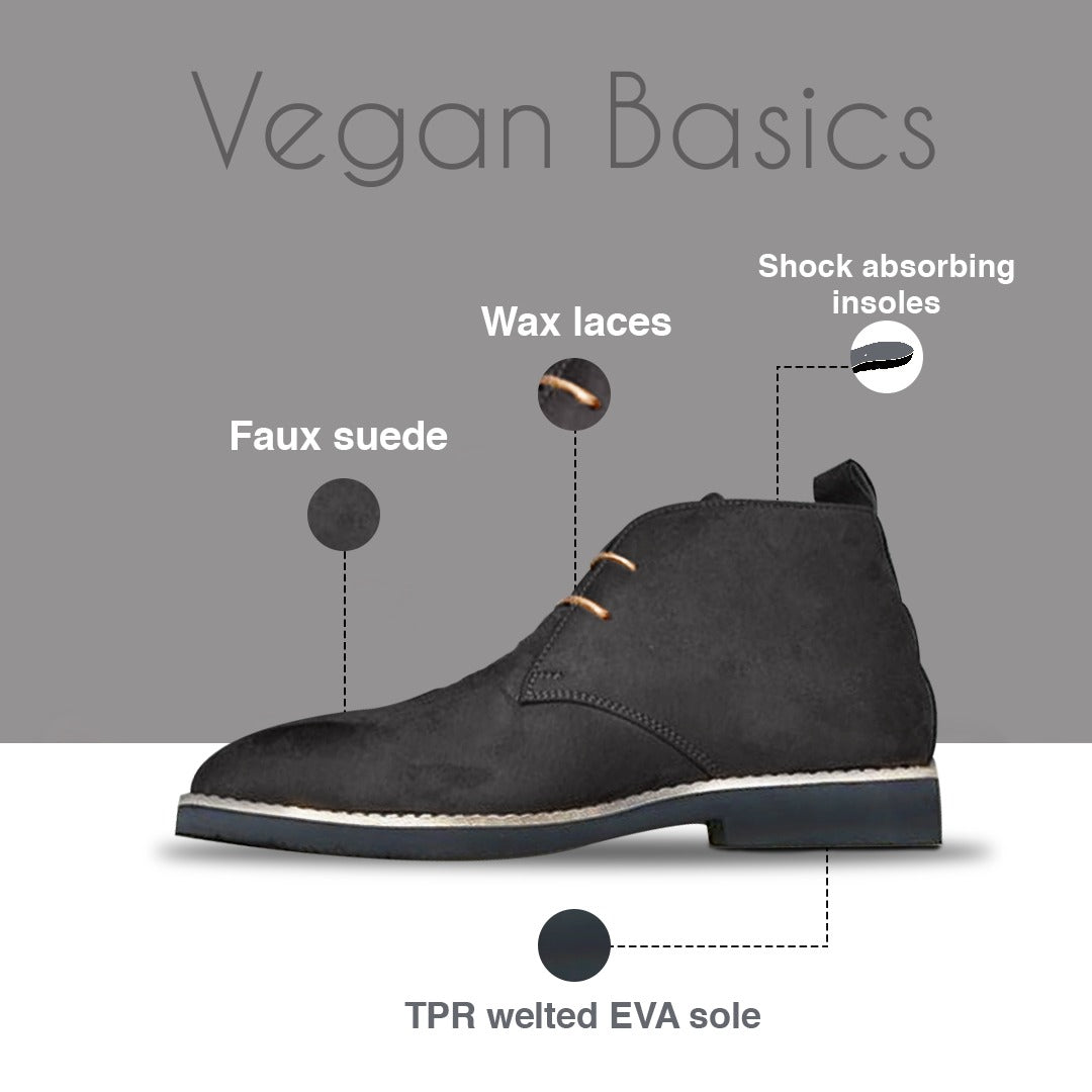 Mens vegan discount chukka boots